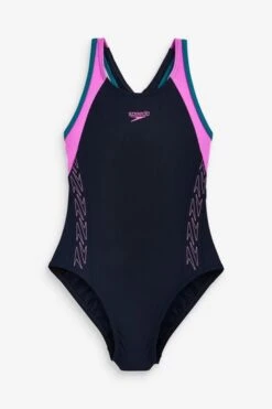 Speedo Womens Navy/Purple HyperBoom Flyback Swimsuit 17 Speedo Womens Navy/Purple HyperBoom Flyback Swimsuit -Tienda Barata Deporte D74101