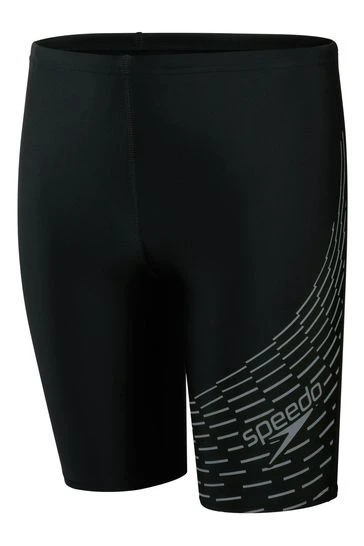 Speedo Boys Medley Logo Jammer Black Shorts 2 Speedo Boys Medley Logo Jammer Black Shorts - Imagen 2