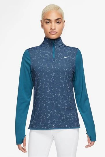 Nike Blue Swift Element 1/2-Zip Running Top-Azul 7 Nike Blue Swift Element 1/2-Zip Running Top-Azul - Imagen 7