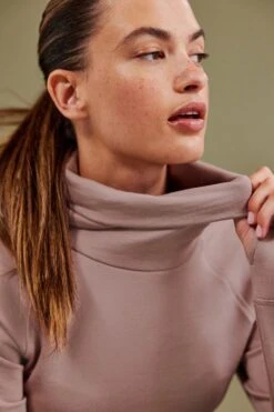 Next Blush Pink Soft Touch Long Sleeve Cowl Neck Top -Tienda Barata Deporte D79182s4