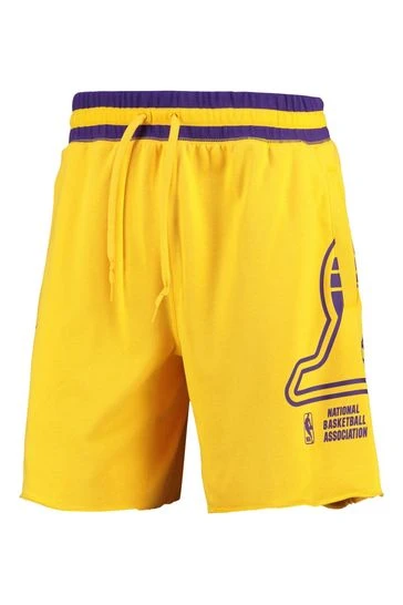 Nike Yellow Fanatics Los Angeles Lakers Nike Courtside Fleece Shorts - Amarillo 4 Nike Yellow Fanatics Los Angeles Lakers Nike Courtside Fleece Shorts - Amarillo - Imagen 4