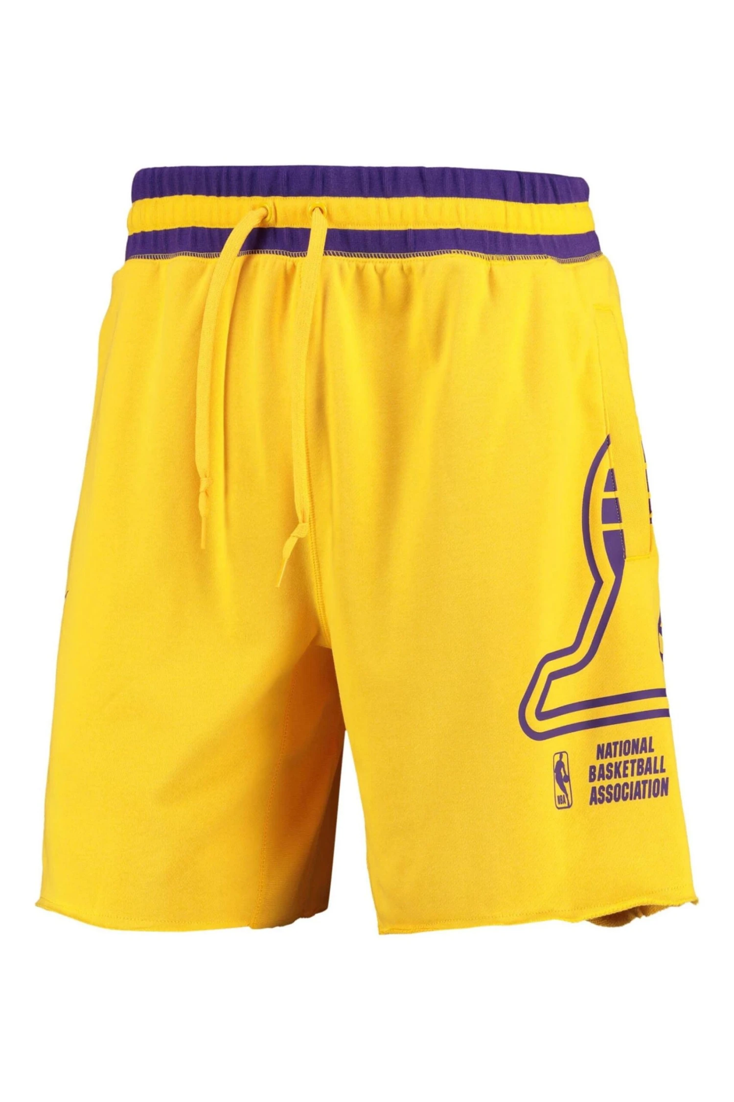 Nike Yellow Fanatics Los Angeles Lakers Nike Courtside Fleece Shorts - Amarillo 1 Nike Yellow Fanatics Los Angeles Lakers Nike Courtside Fleece Shorts - Amarillo