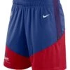Nike Red Fanatics New York Giants Nike On-field Sideline Dri-Fit Knit Shorts