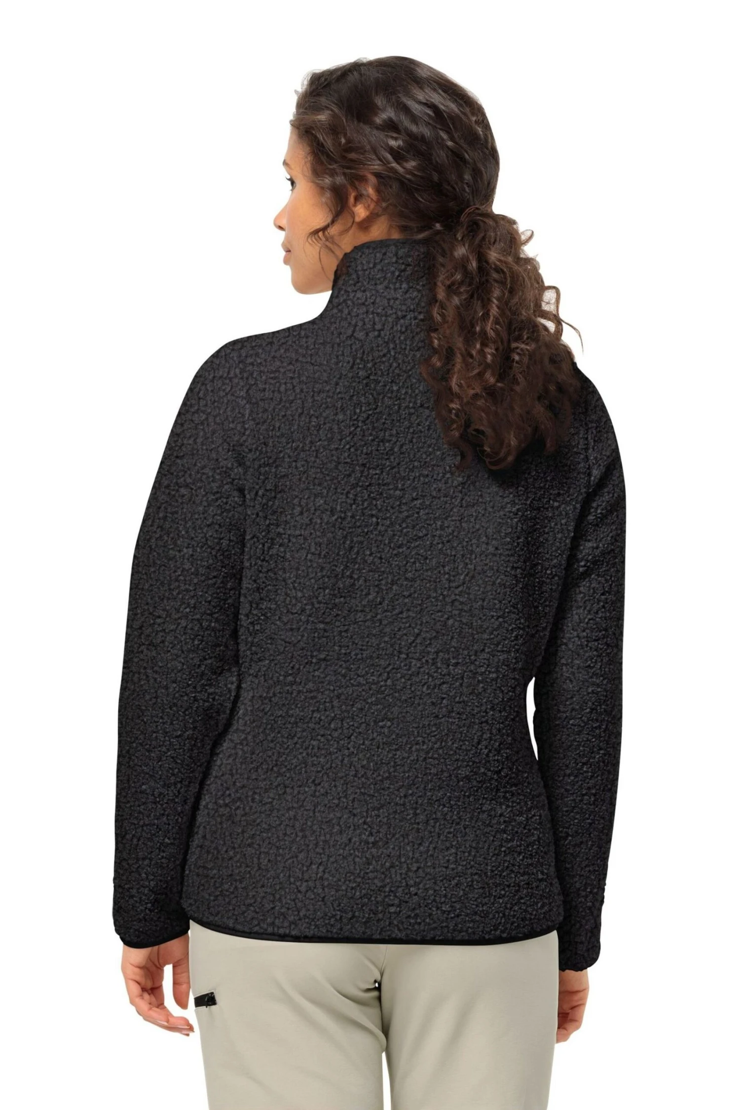 Jack Wolfskin High Curl Black Fleece 2 Jack Wolfskin High Curl Black Fleece - Imagen 2