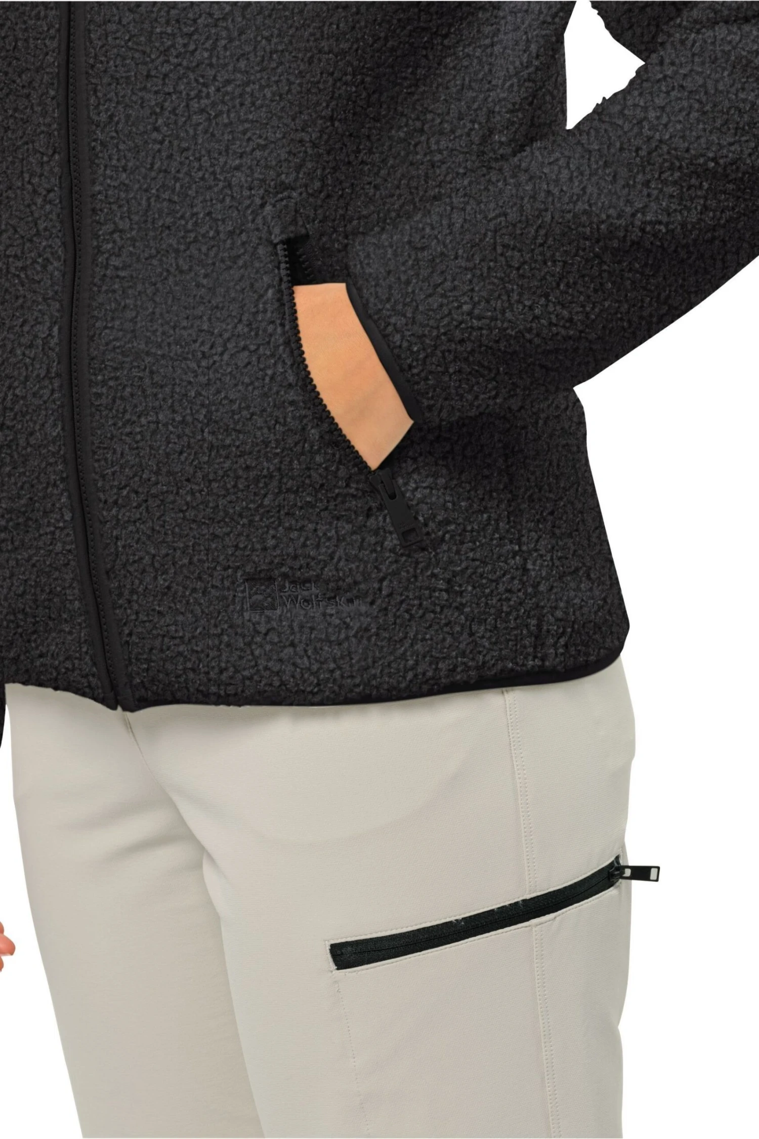 Jack Wolfskin High Curl Black Fleece 3 Jack Wolfskin High Curl Black Fleece - Imagen 3