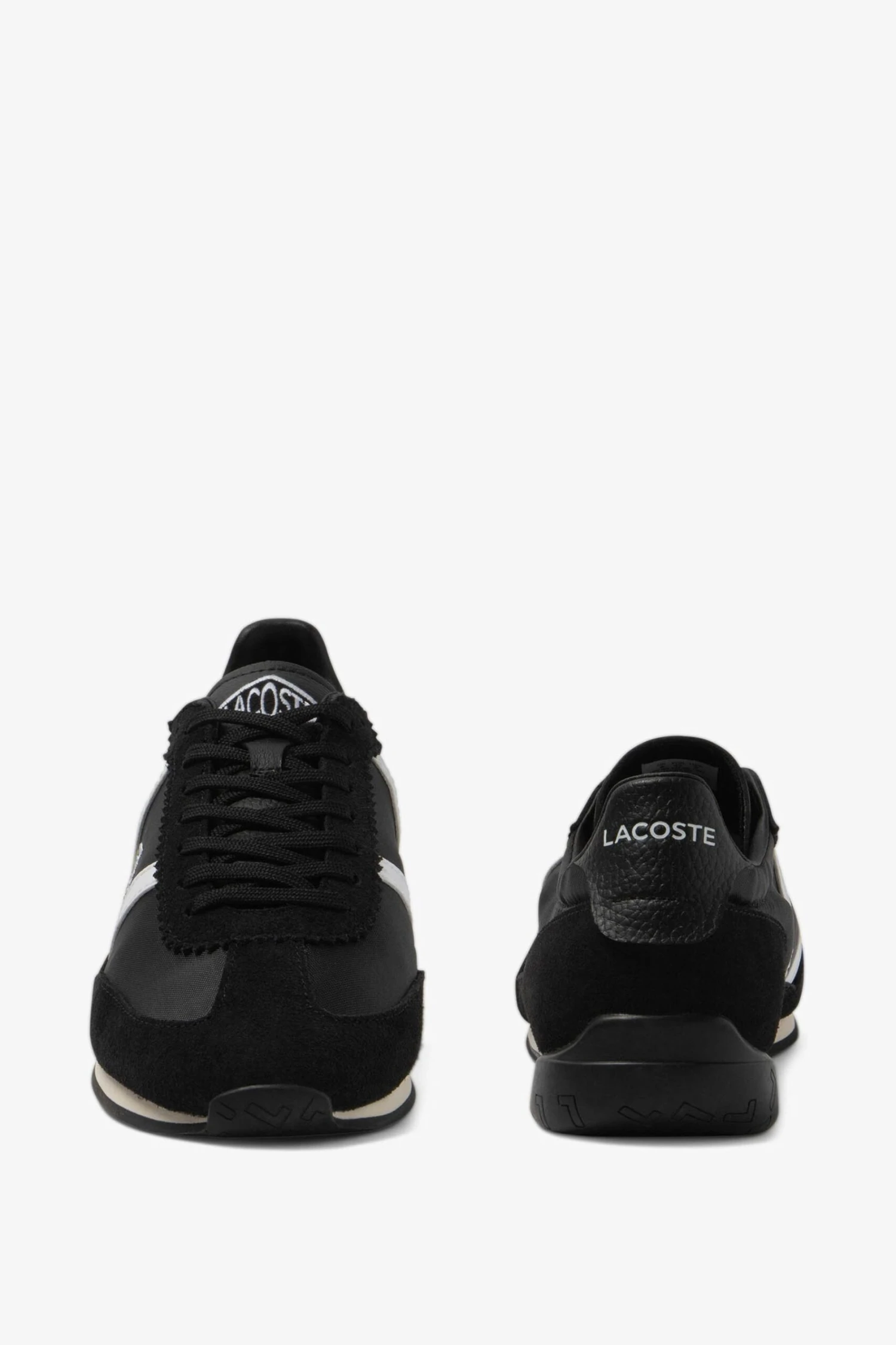 Lacoste Mens Low Pro Vintage Black Trainers 2 Lacoste Mens Low Pro Vintage Black Trainers - Imagen 2