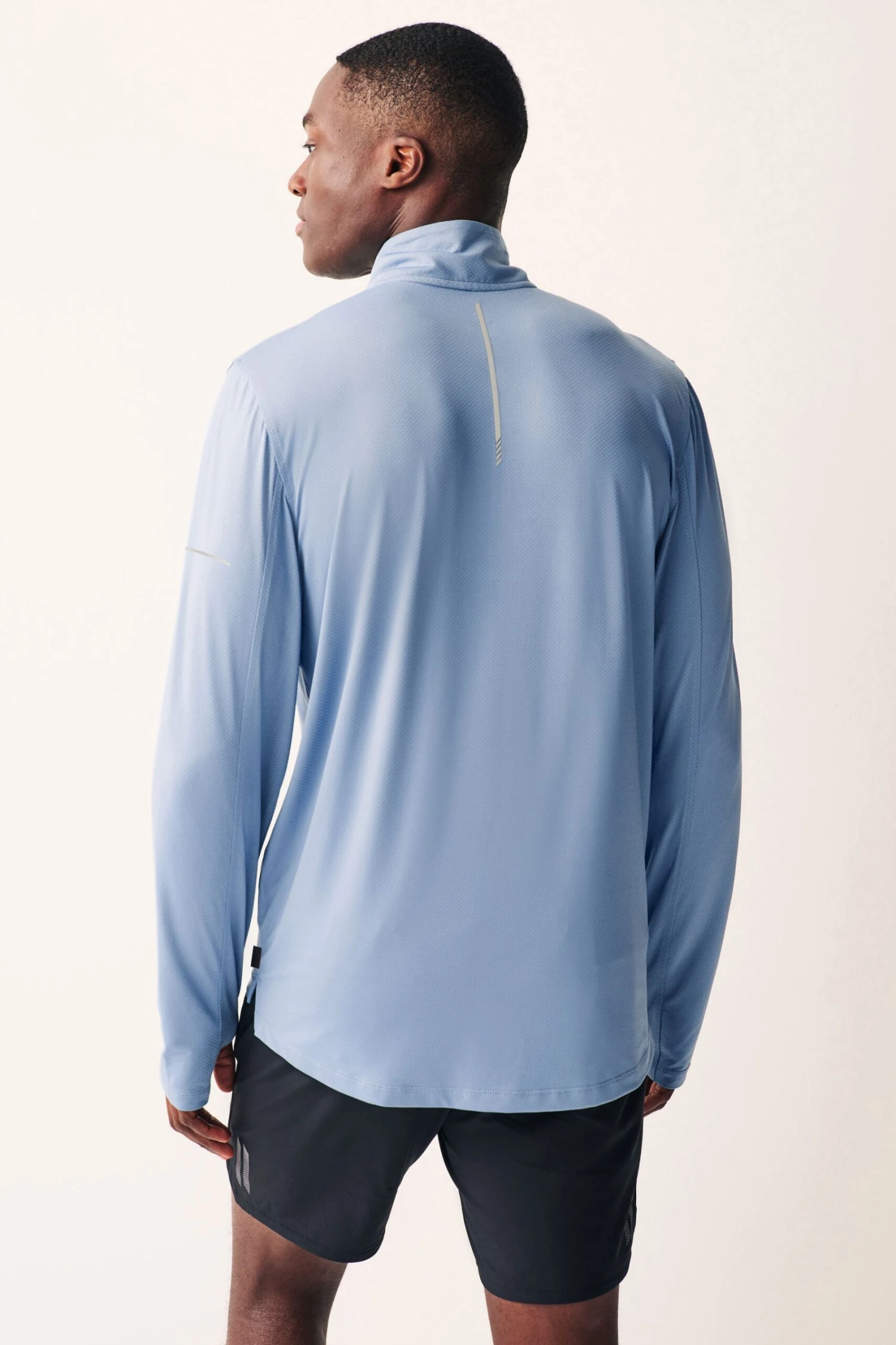 Next Blue Long Sleeve Quarter Zip Golf Top-Azul 3 Next Blue Long Sleeve Quarter Zip Golf Top-Azul - Imagen 3