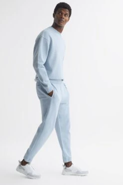 Reiss Fern Green Ali Garment Dye Joggers-Verde Helecho