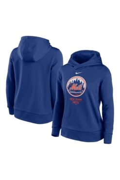 Nike Blue Fanatics Womens New York Mets Nike Alternate Logo Performance Therma Pullover Hoodie -Tienda Barata Deporte D96219s3