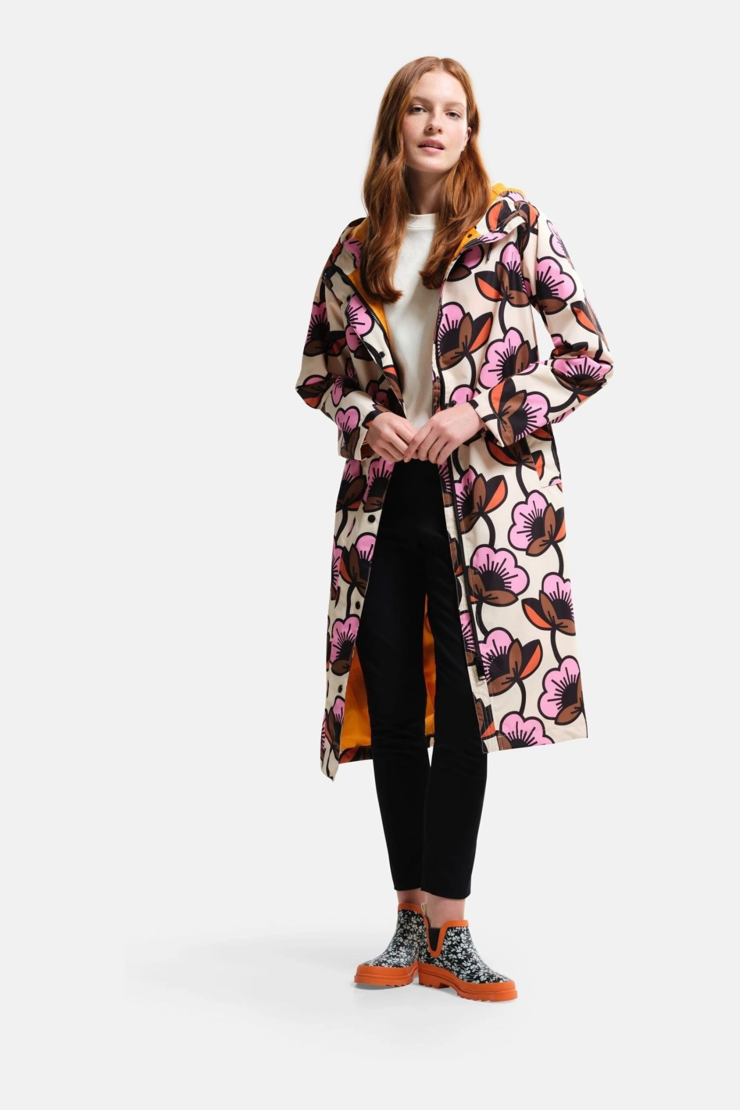 Regatta Orla Kiely Waterproof Mac Jacket-Rosa 1 Regatta Orla Kiely Waterproof Mac Jacket-Rosa