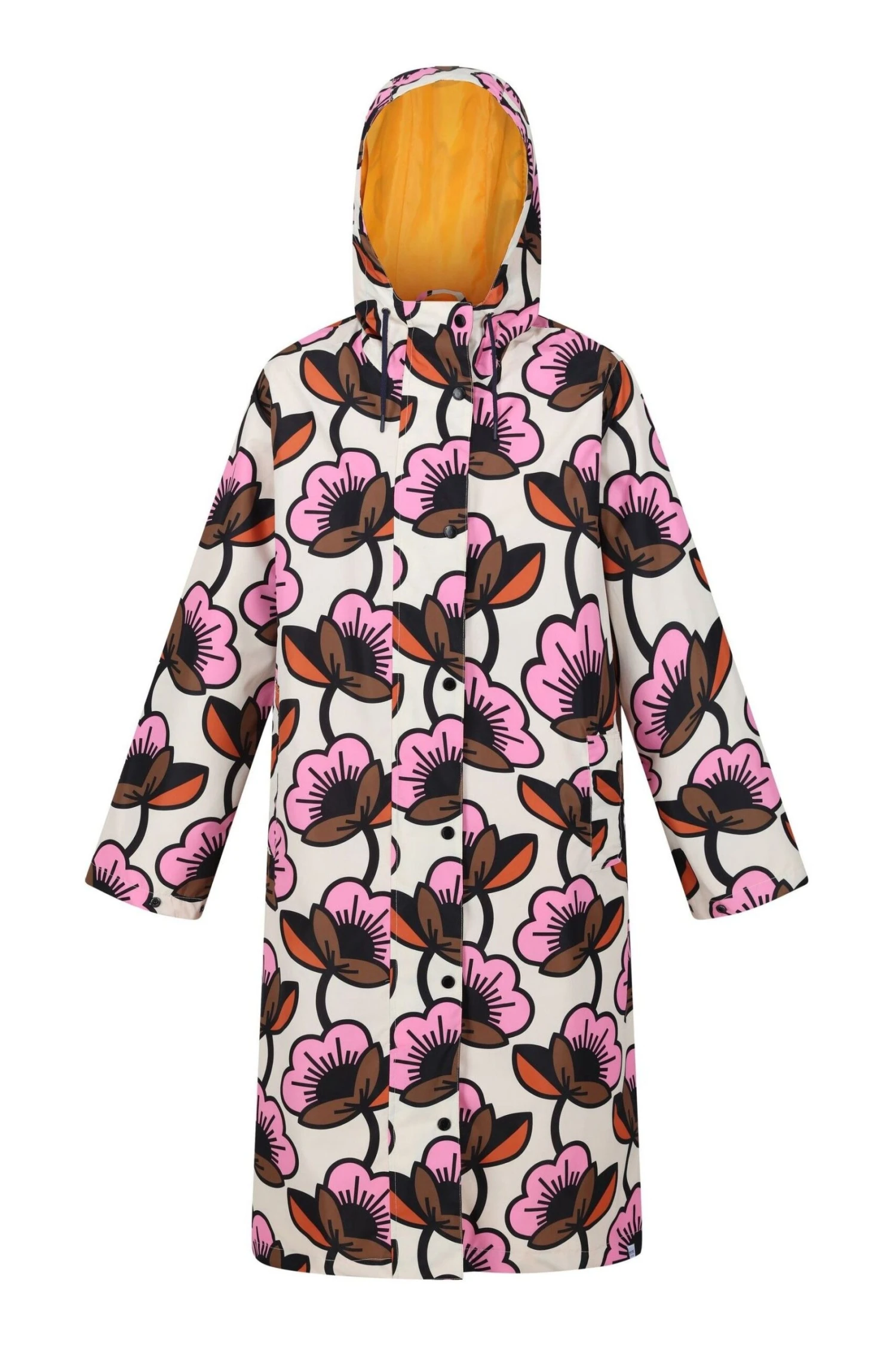 Regatta Orla Kiely Waterproof Mac Jacket-Rosa 10 Regatta Orla Kiely Waterproof Mac Jacket-Rosa - Imagen 10