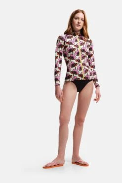 Regatta Orla Kiely Long Sleeve Scuba Top-Rosa