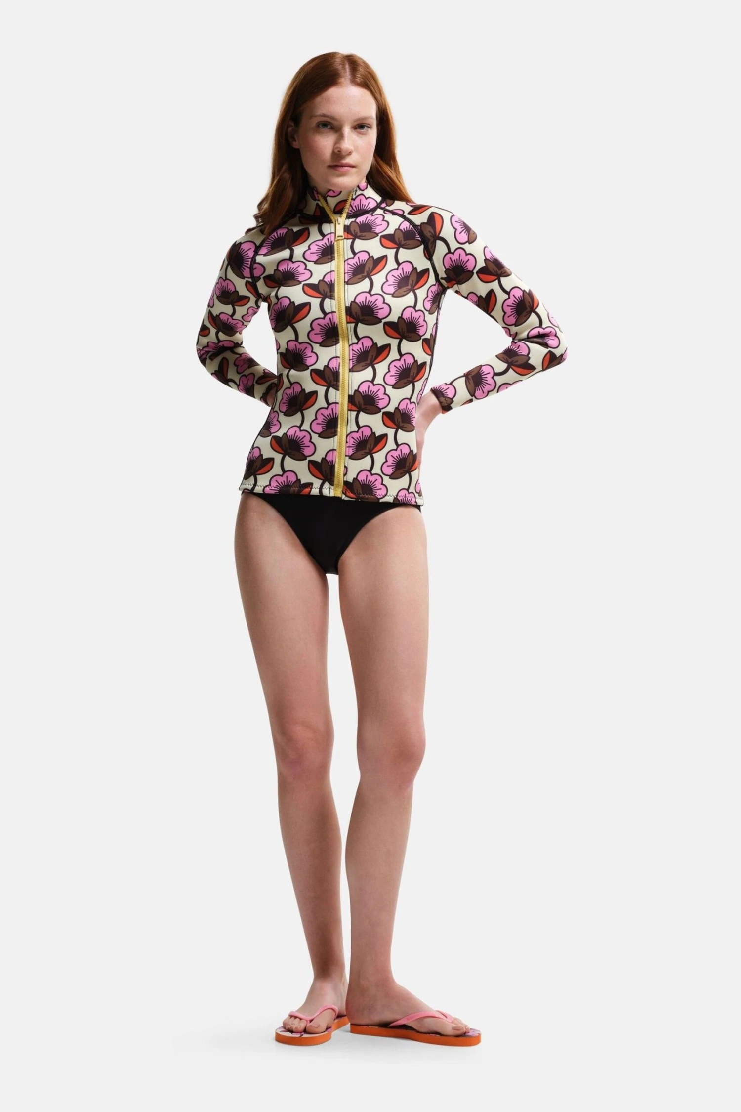 Regatta Orla Kiely Long Sleeve Scuba Top-Rosa 3 Regatta Orla Kiely Long Sleeve Scuba Top-Rosa - Imagen 3