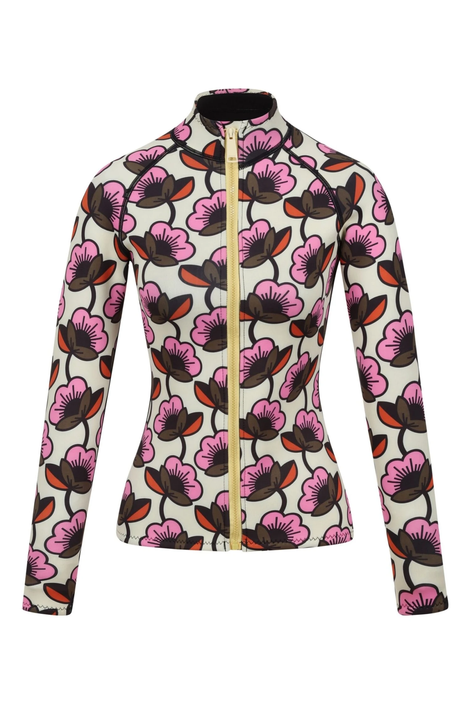 Regatta Orla Kiely Long Sleeve Scuba Top-Rosa 6 Regatta Orla Kiely Long Sleeve Scuba Top-Rosa - Imagen 6