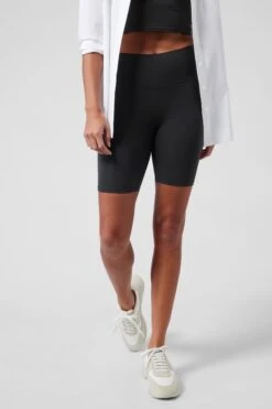 Athleta Black Transcend 5 Inch Mid Rise Cycling Shorts -Tienda Barata Deporte K41938s3
