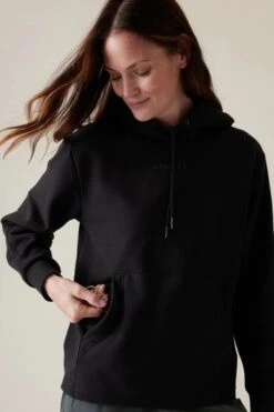 Athleta Cream Breathable Hoodie-Crema -Tienda Barata Deporte K42480