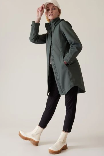 Athleta Black Waterproof Hooded Parka-Negro 4 Athleta Black Waterproof Hooded Parka-Negro - Imagen 4