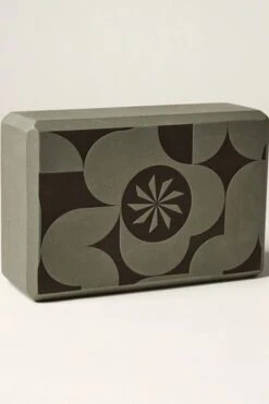 Athleta Black Plant Based Foam Yoga Block-Negro -Tienda Barata Deporte K48998