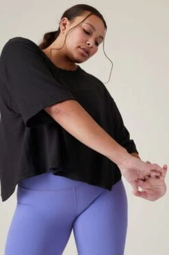 Athleta Grey Bliss Crew Neck Sweat Top-Gris -Tienda Barata Deporte K59047