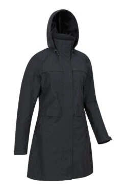 Mountain Warehouse Black Cloud Burst Textured Waterproof Jacket - Womens -Tienda Barata Deporte K64758s2