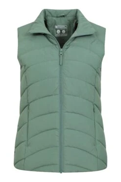 Mountain Warehouse Green Opal Padded Lightweight Outdoor Gilet - Womens -Tienda Barata Deporte K64790s5