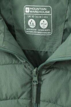 Mountain Warehouse Green Opal Padded Lightweight Outdoor Gilet - Womens -Tienda Barata Deporte K64790s6