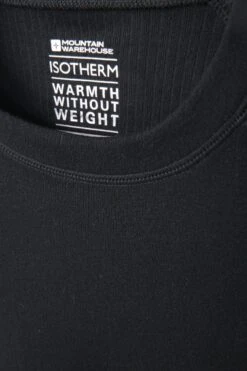 Mountain Warehouse Black Talus Mens Long Sleeved Thermal Top -Tienda Barata Deporte L16780s4