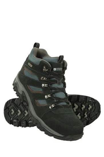 Mountain Warehouse Black Voyage Mens Waterproof Walking Boots-Negro 5 Mountain Warehouse Black Voyage Mens Waterproof Walking Boots-Negro - Imagen 5