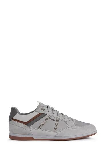 Geox Mens Grey Renan Sneakers 6 Geox Mens Grey Renan Sneakers - Imagen 6