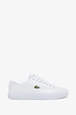 Lacoste Mens White Gripshot Trainers