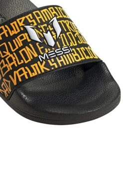 Adidas Black Messi Adilette Youth & Junior Slides -Tienda Barata Deporte M33383s7