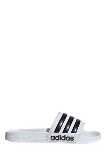 Adidas Black Adilette Shower Slides-Negro 11 Adidas Black Adilette Shower Slides-Negro - Imagen 11