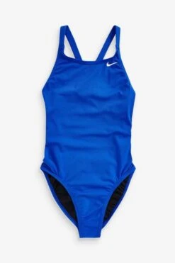 Nike Blue Hydrastrong Solid Fastback Swimsuit-Azul -Tienda Barata Deporte M46309