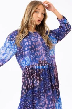 Hype. Purple Ocean Spots Women's Omorose Dress -Tienda Barata Deporte M46708s4