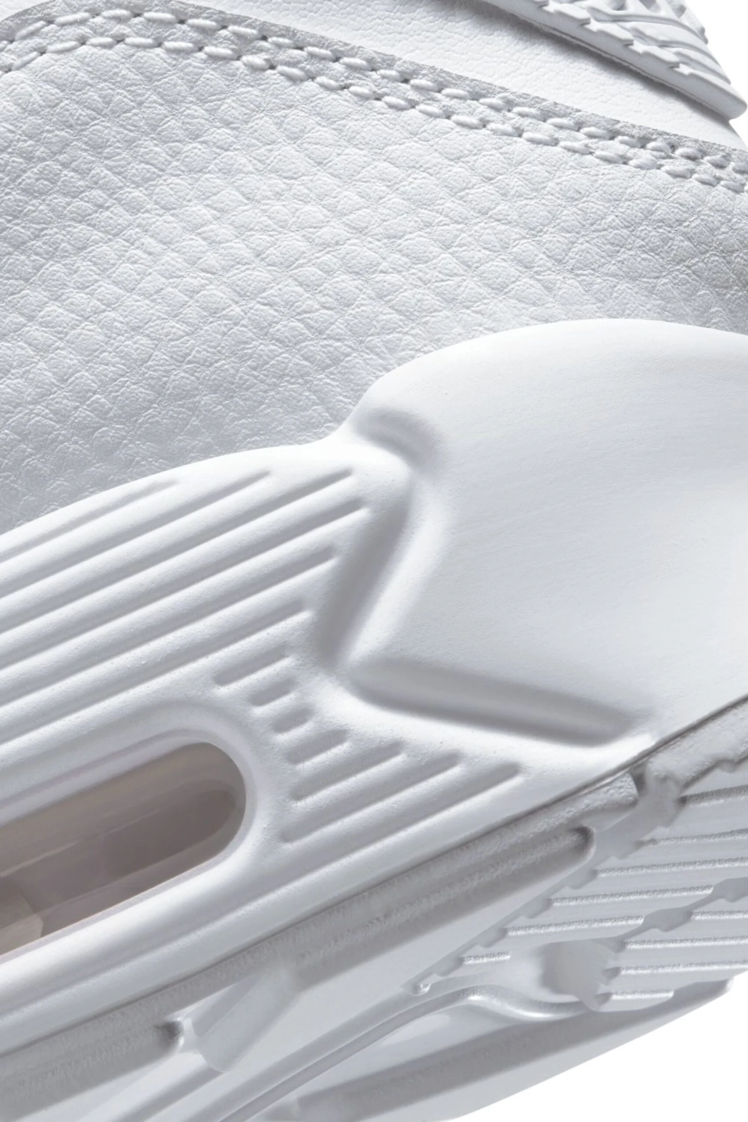 Nike White Air Max 90 Leather Trainers-Blanco 11 Nike White Air Max 90 Leather Trainers-Blanco - Imagen 11