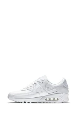 Nike White Air Max 90 Leather Trainers-Blanco 17 Nike White Air Max 90 Leather Trainers-Blanco -Tienda Barata Deporte M49192s4