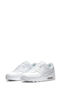 Nike White Air Max 90 Leather Trainers-Blanco 20 Nike White Air Max 90 Leather Trainers-Blanco -Tienda Barata Deporte M49192s7