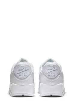 Nike White Air Max 90 Leather Trainers-Blanco 22 Nike White Air Max 90 Leather Trainers-Blanco -Tienda Barata Deporte M49192s9