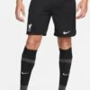 Nike Black Liverpool FC Stadium 23/24 Away Football Shorts