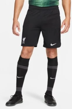 Nike Black Liverpool FC Stadium 23/24 Away Football Shorts