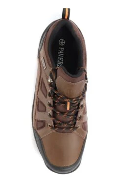 Pavers Mens Wide Fit Water Resistant Leather Walking Shoes-Marrón 10 Pavers Mens Wide Fit Water Resistant Leather Walking Shoes-Marrón -Tienda Barata Deporte M75349s4