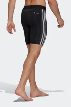 Adidas Black Performance Techfit 3-Stripes Training Short Tights-Negro -Tienda Barata Deporte M87426s3