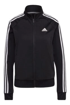 Adidas Black Primegreen Essentials Warm-Up Slim 3-Stripes Track Top -Tienda Barata Deporte M87903s7