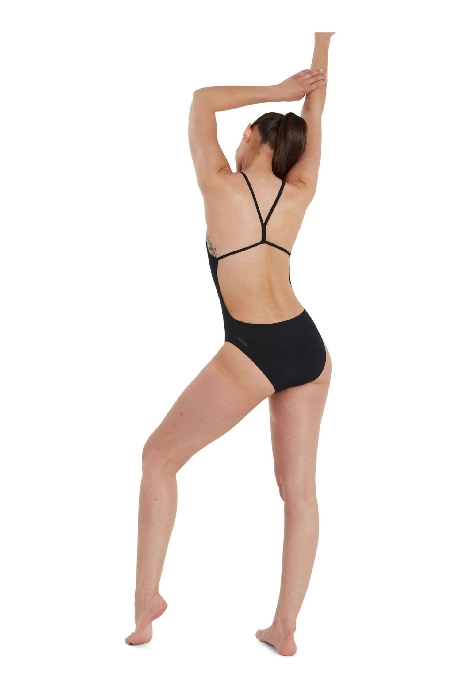 Speedo Black Endurance+ Thinstrap One Piece Swimsuit 2 Speedo Black Endurance+ Thinstrap One Piece Swimsuit - Imagen 2