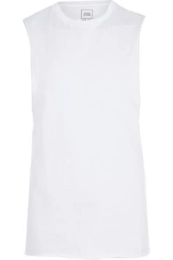 River Island Plain White Tank -Tienda Barata Deporte N00608