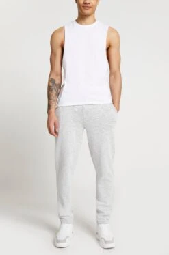 River Island Plain White Tank
