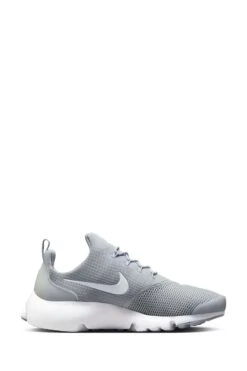 Nike Grey/White Presto Fly Trainers