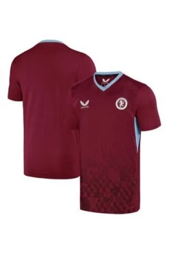 Castore Red Aston Villa Home Match Day Top -Tienda Barata Deporte N15303