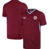 Castore Red Aston Villa Home Match Day Top