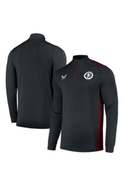 Castore Grey Aston Villa Staff Training 1/4 Zip Midlayer Top -Tienda Barata Deporte N15305